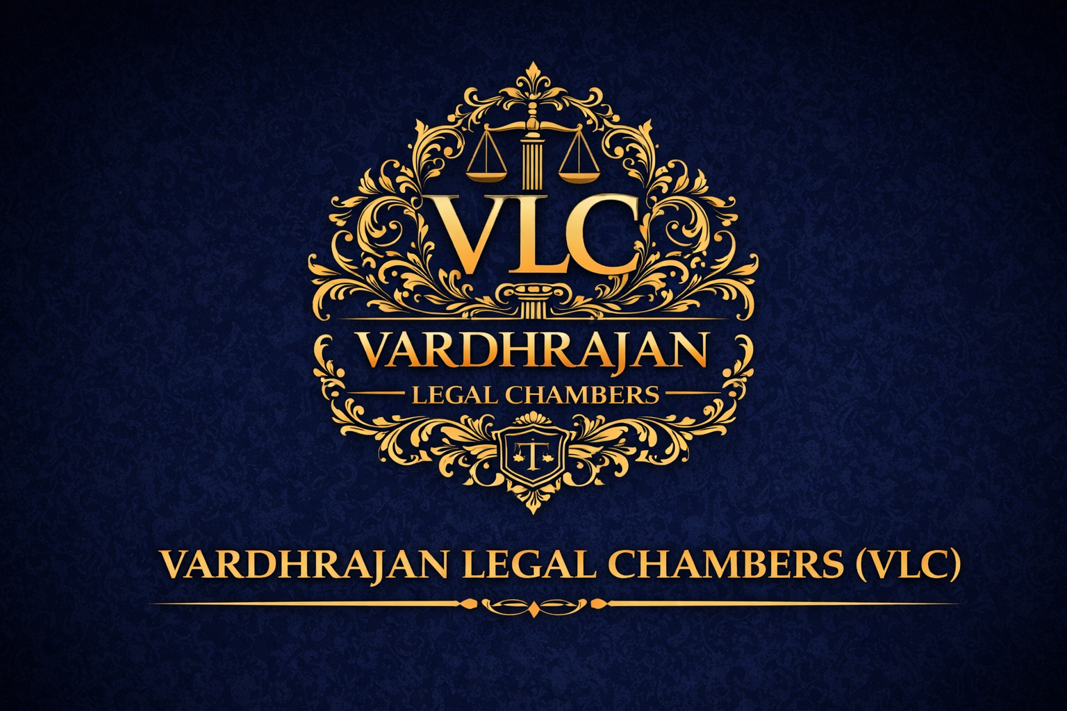 Vardhrajan Legal Chambers logo design